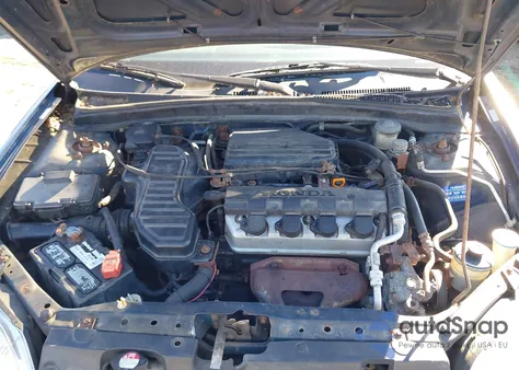 2003 Honda Civic Lx z USA, uszkodzony, nr VIN 2HGES15563H509411